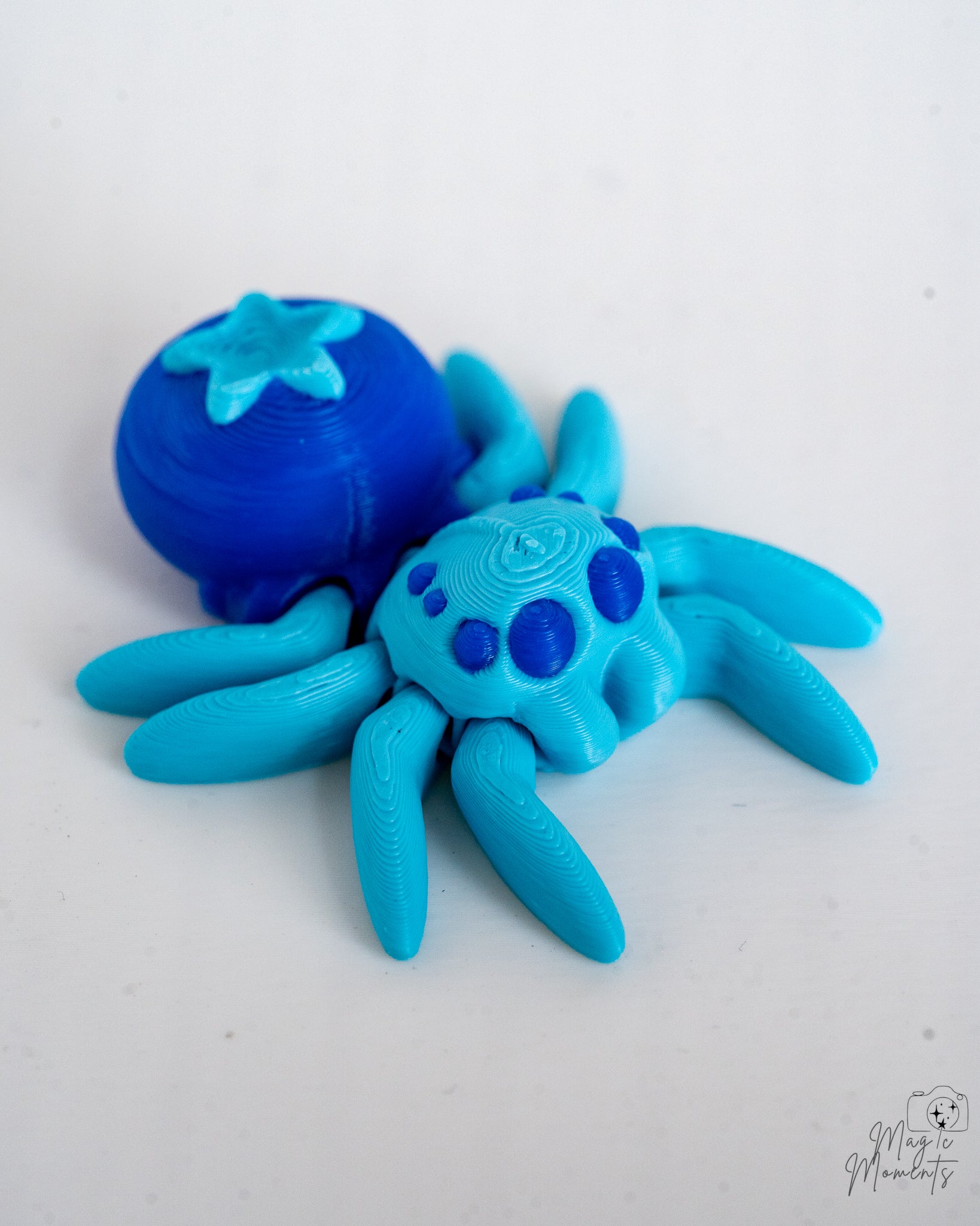 Fruit Spider Figurine Set - Cute Articulated Spider Decor