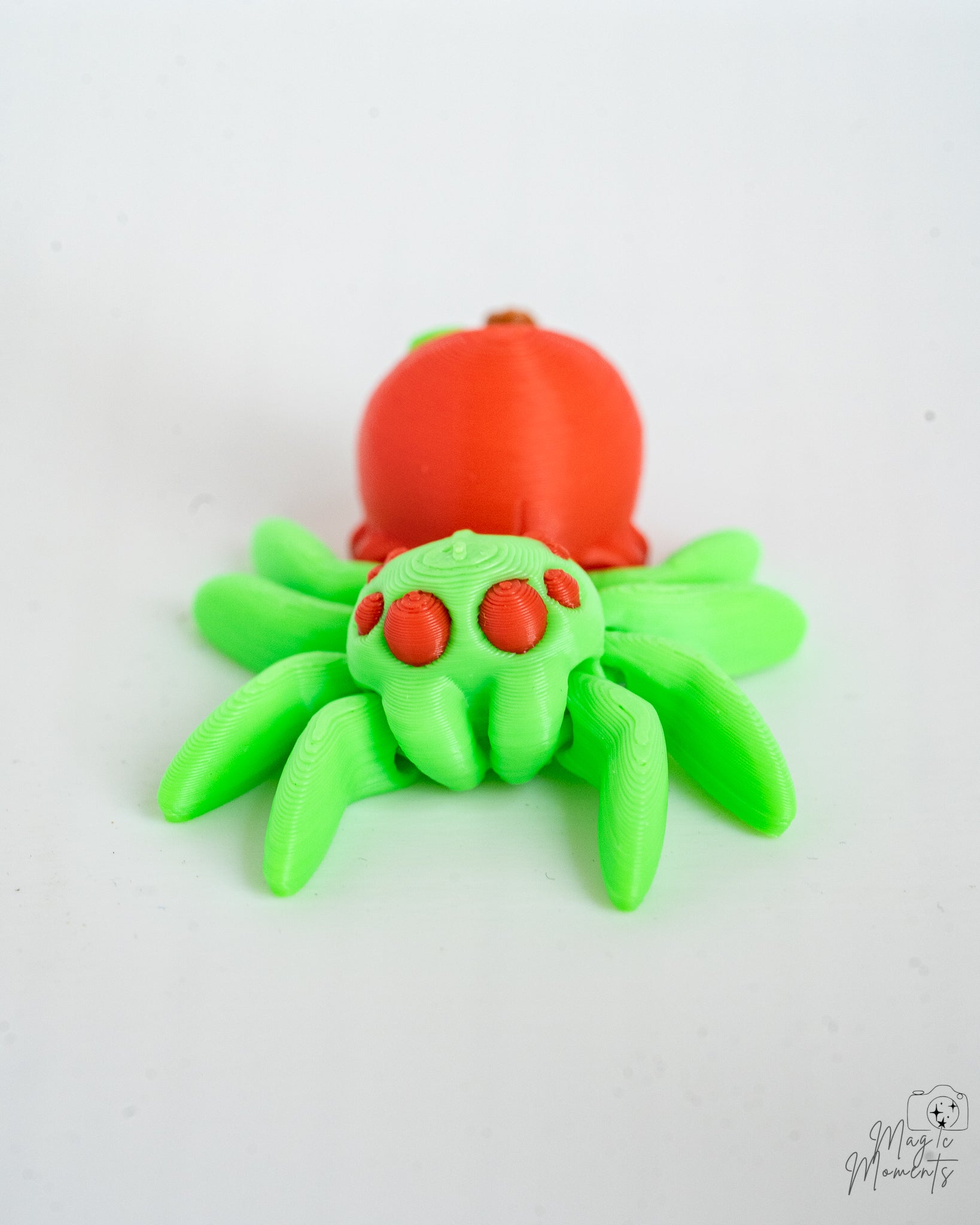 Fruit Spider Figurine Set - Cute Articulated Spider Decor
