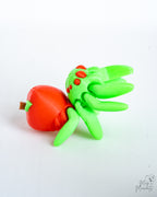 Apple spider viewed from side
