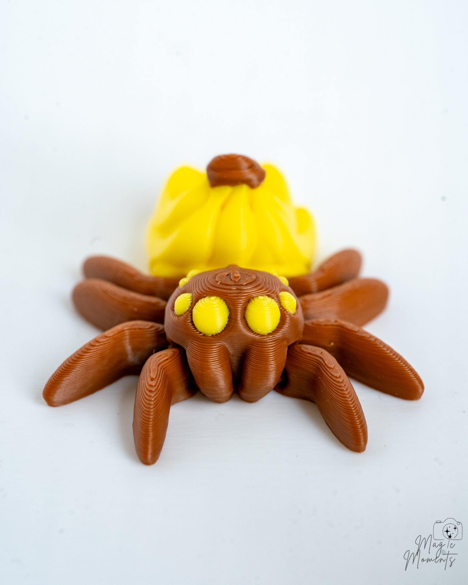 Fruit Spider Figurine Set - Cute Articulated Spider Decor