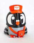 Cute postman pigeon decorative figure