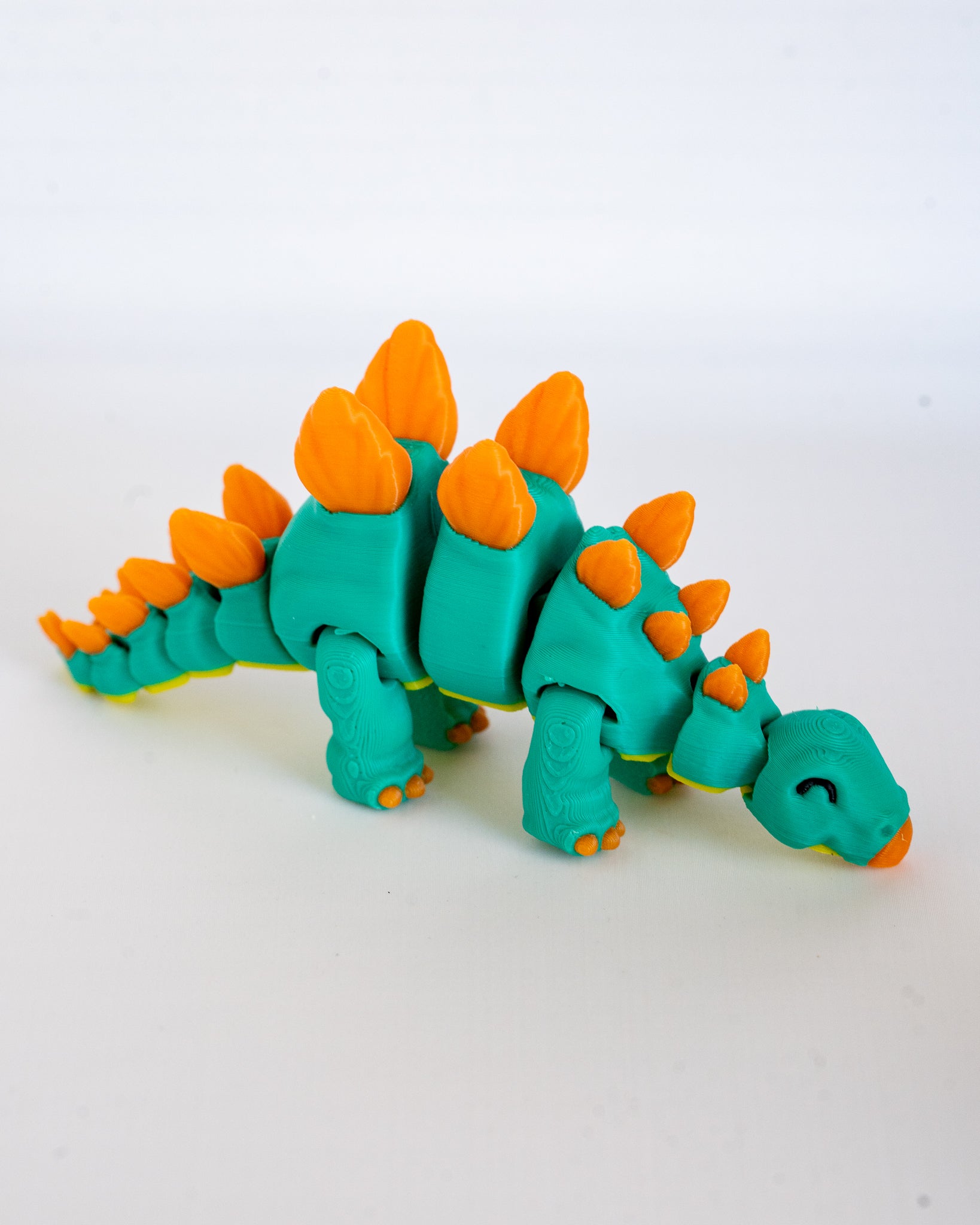 Articulated Stegosaurus - 3D Printed Dinosaur Figurine