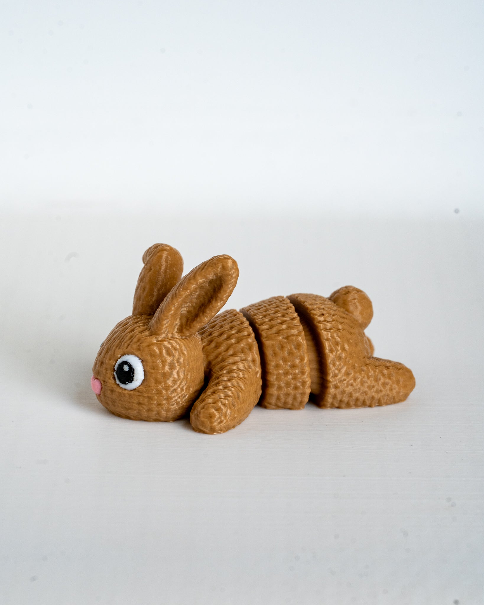 Articulated Bunny 3D Printed Rabbit Knitted Style Easter Decor Gift