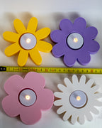 Flower Daisy Tealight Holder - Flower LED Candle Decor