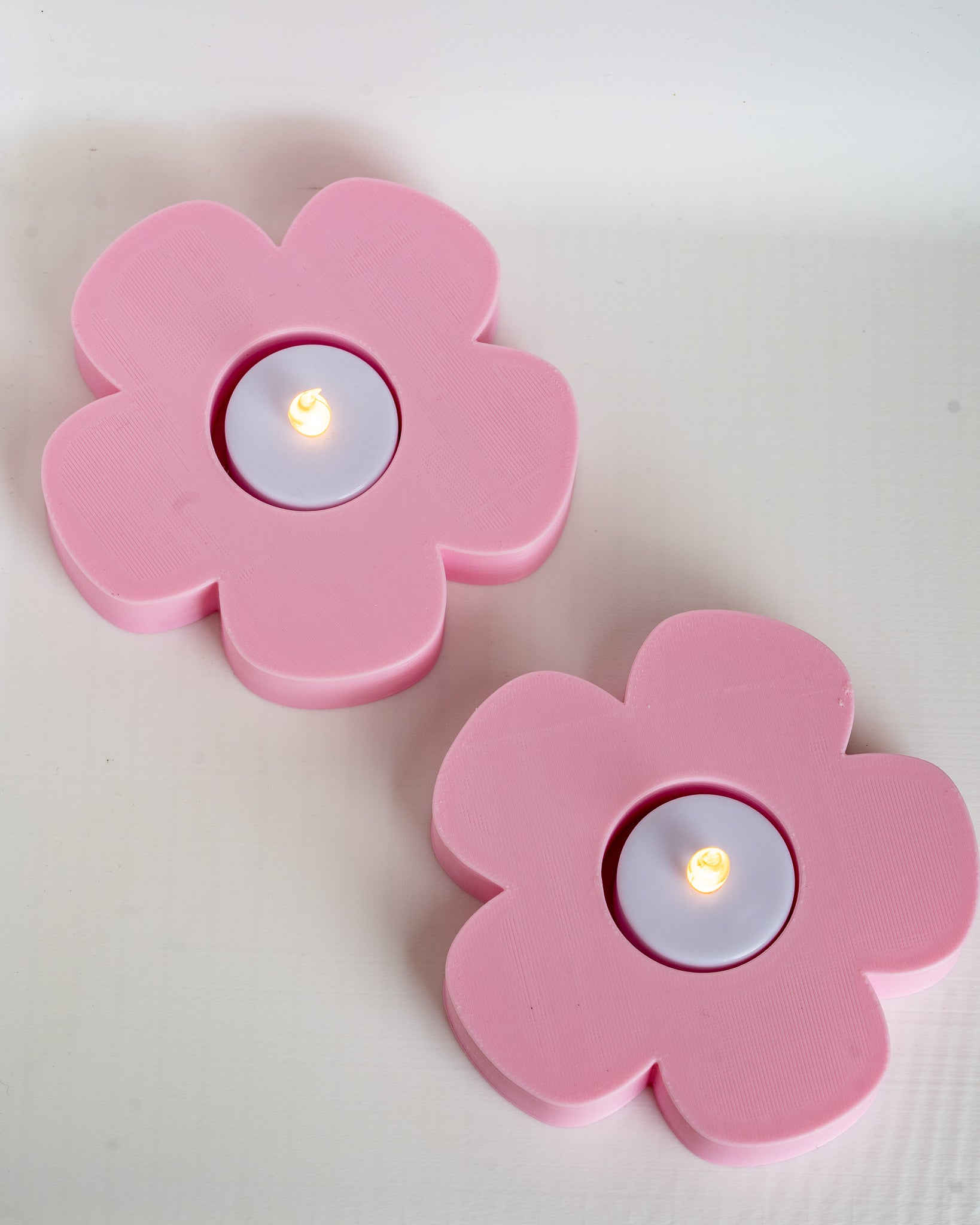 Flower Daisy Tealight Holder - Flower LED Candle Decor