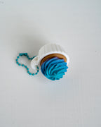 Birthday Cupcake Clicker Keychain - 3D Printed Desk Accessory