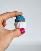 Birthday Cupcake Clicker Keychain - 3D Printed Desk Accessory