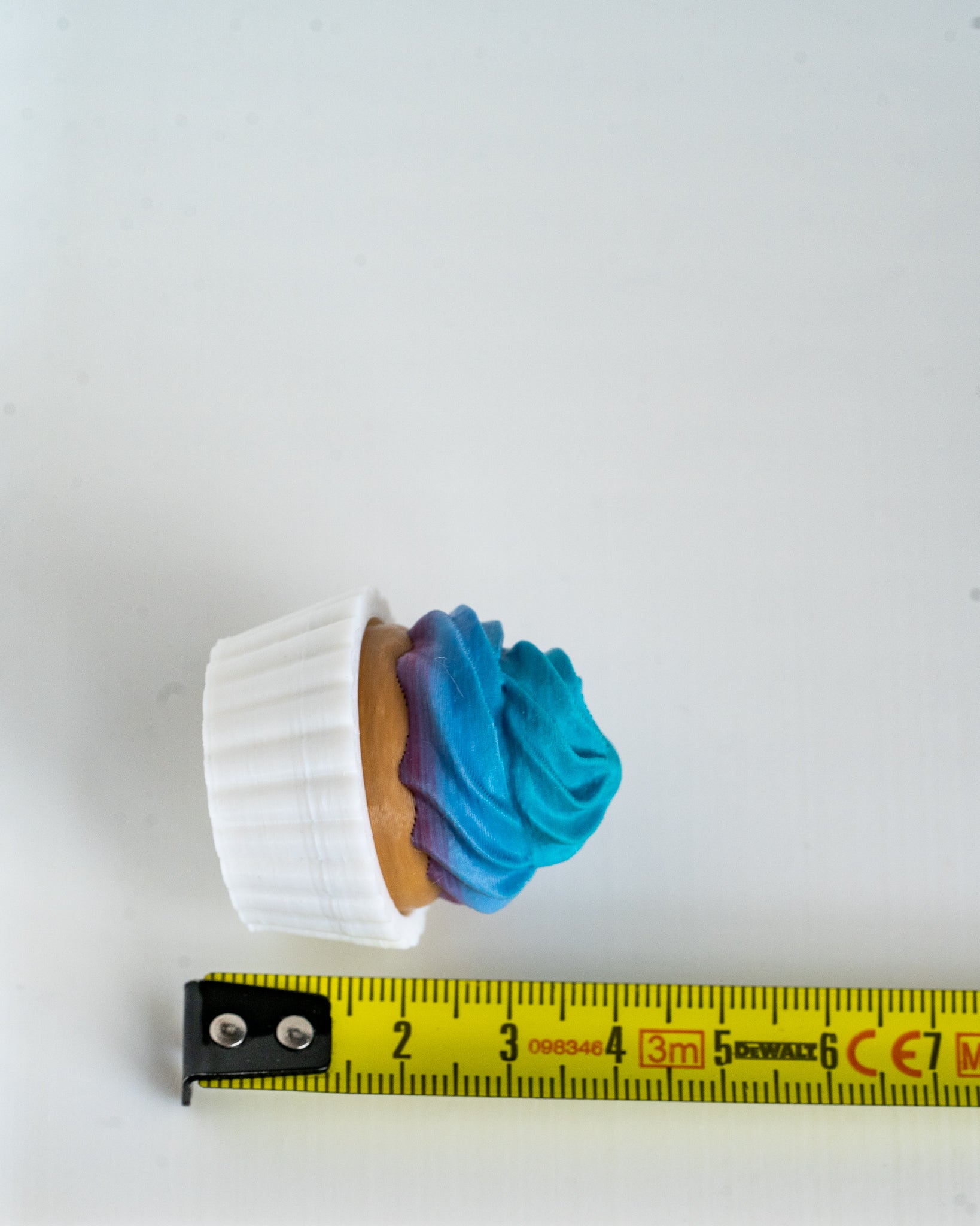 Birthday Cupcake Clicker Keychain - 3D Printed Desk Accessory