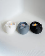 cat tealight holders set