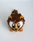 Lion figure viewed from front