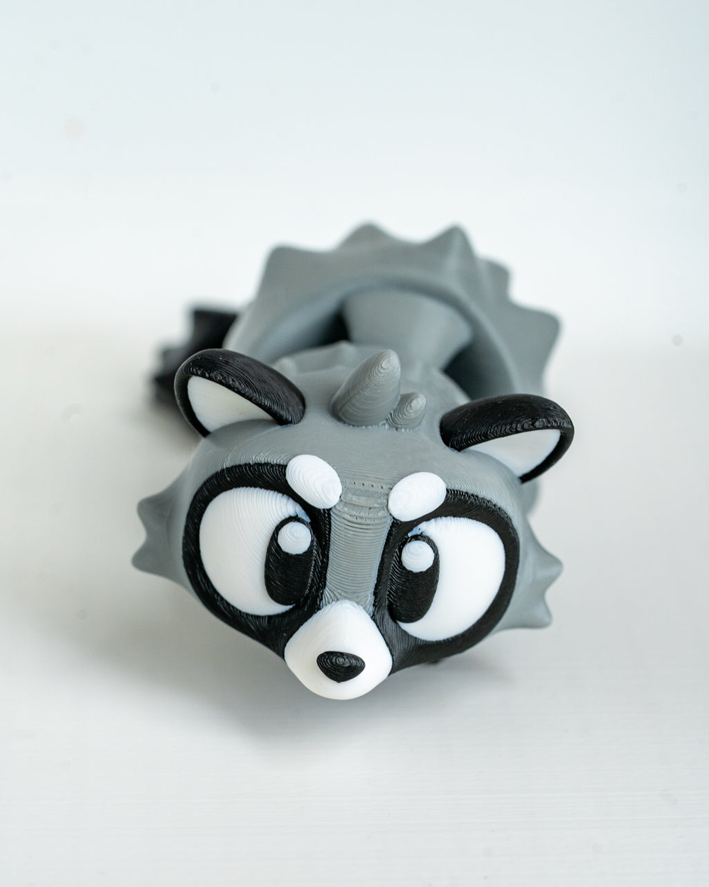 Cute raccoon decorative figure