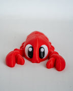 Lobster figure viewed from front