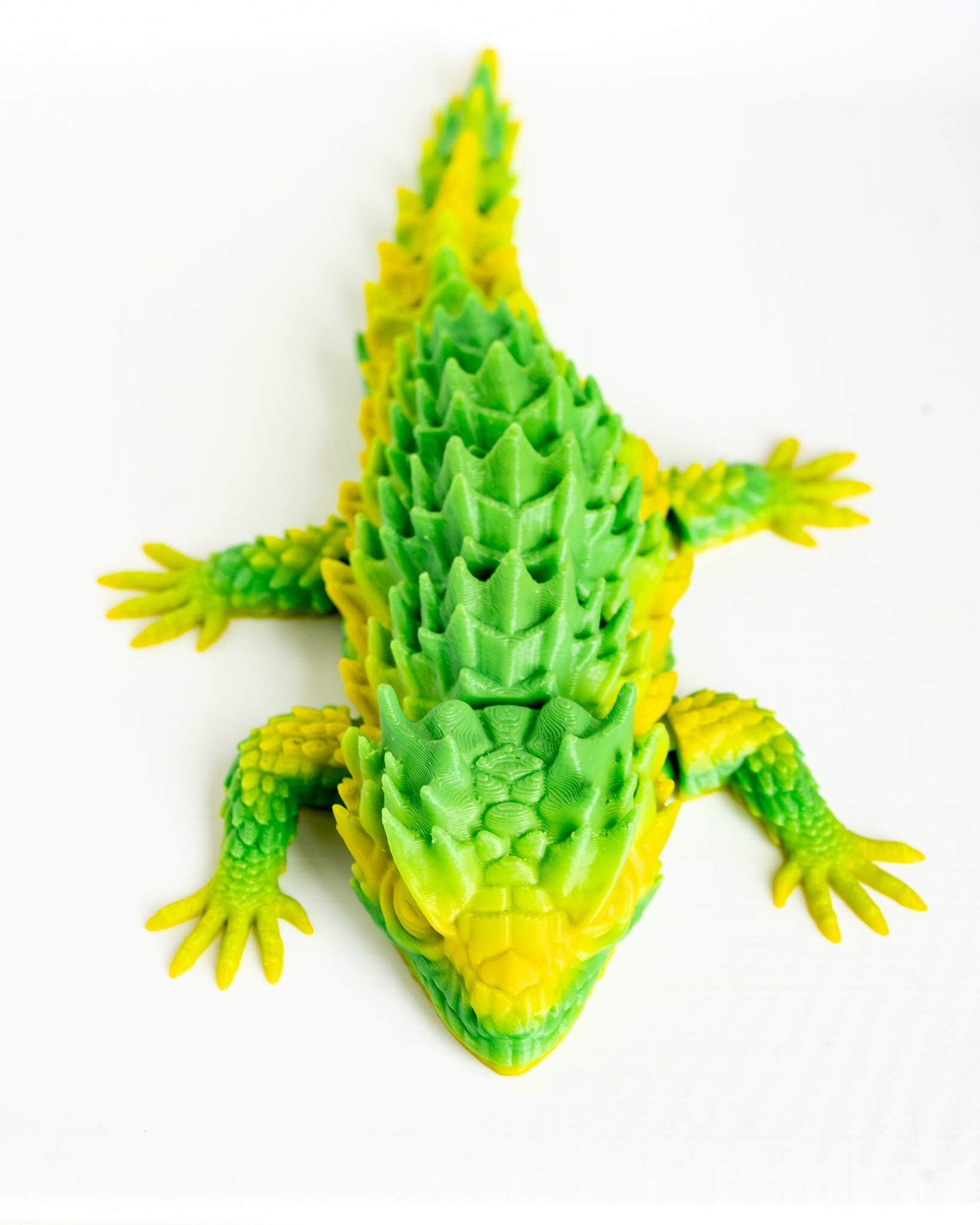 Green lizard figurine 