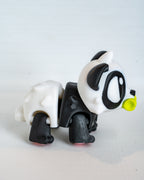 Panda figure viewed from side