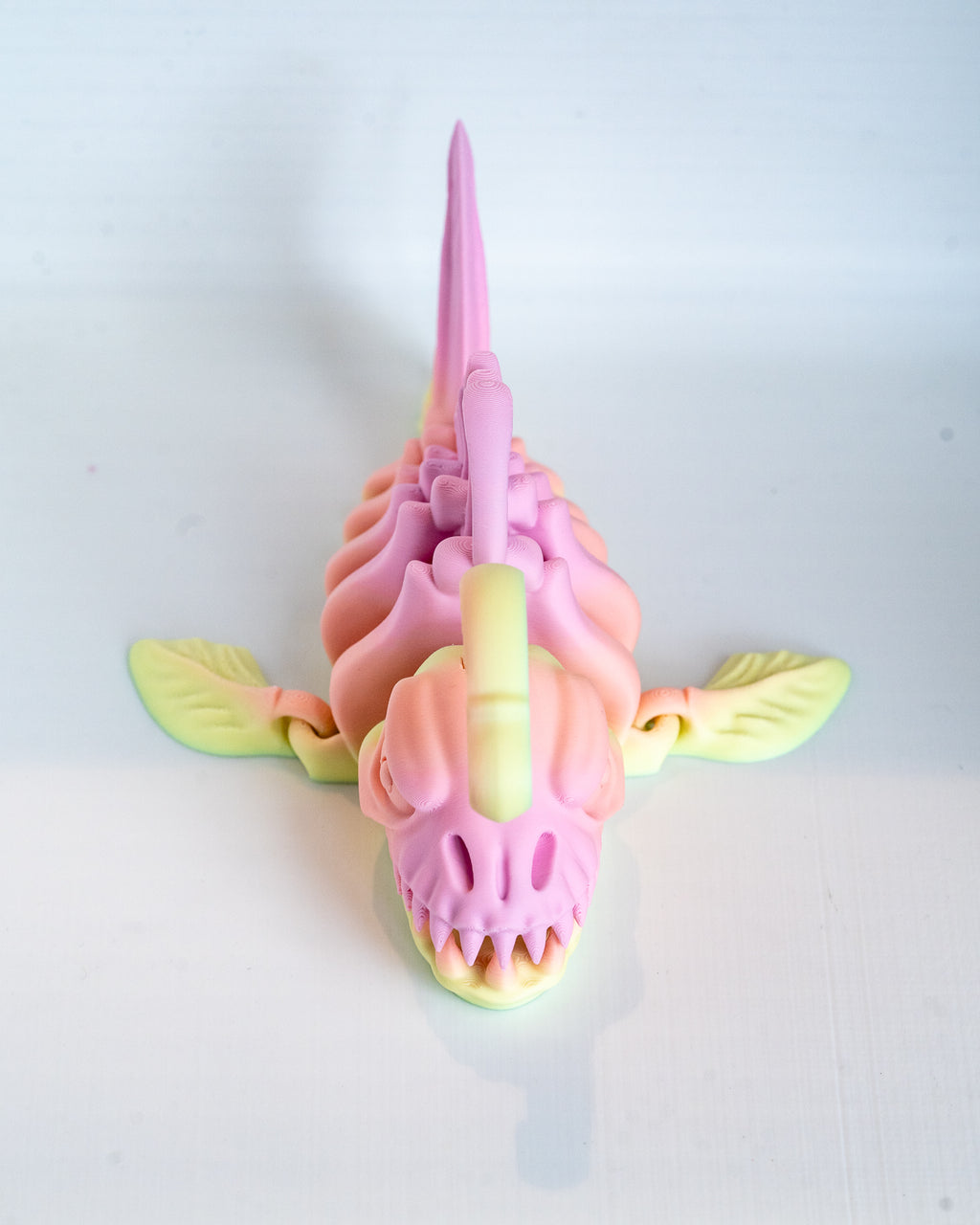 Articulated Anglerfish Skeleton 3D Printed Flexi Sea Creature