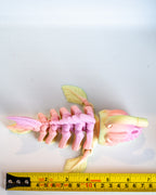 Articulated Anglerfish Skeleton 3D Printed Flexi Sea Creature