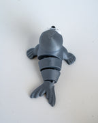 Articulated seal figure viewed from above