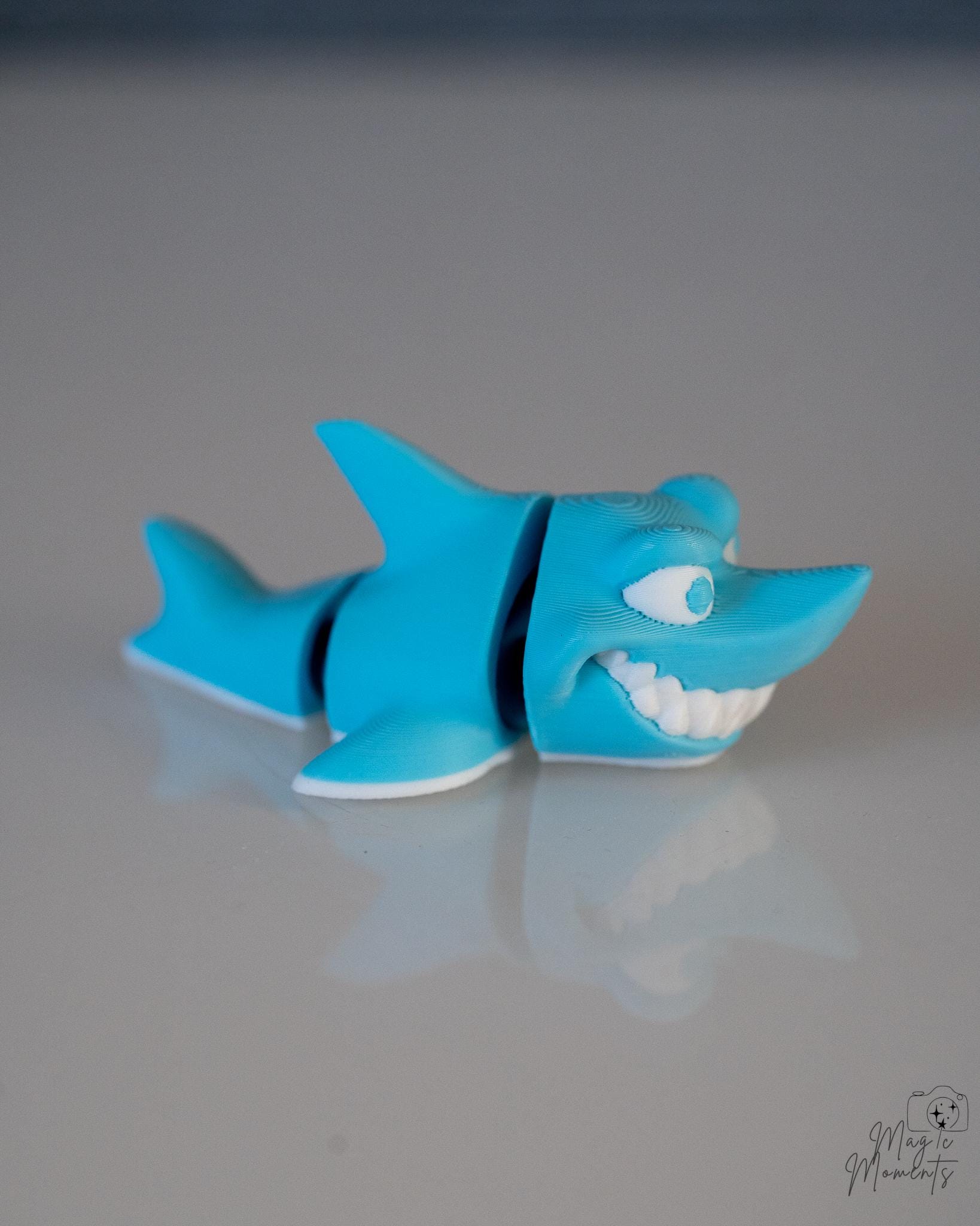 shark figurine 3d printed ocean animal decorative figure