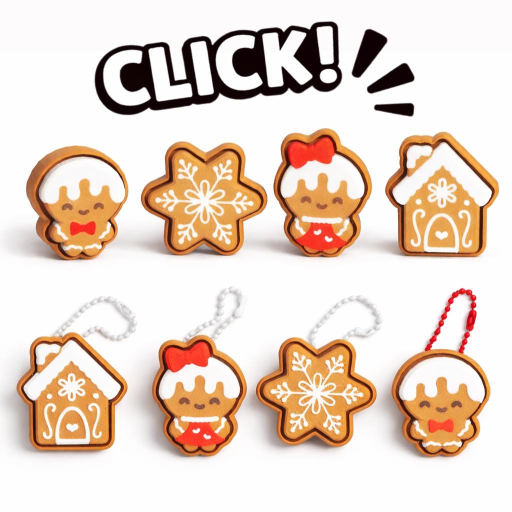 gingerbread christmas clickers