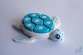 Cute snowflake turtle clicker 3D printed fidget style desk decoration