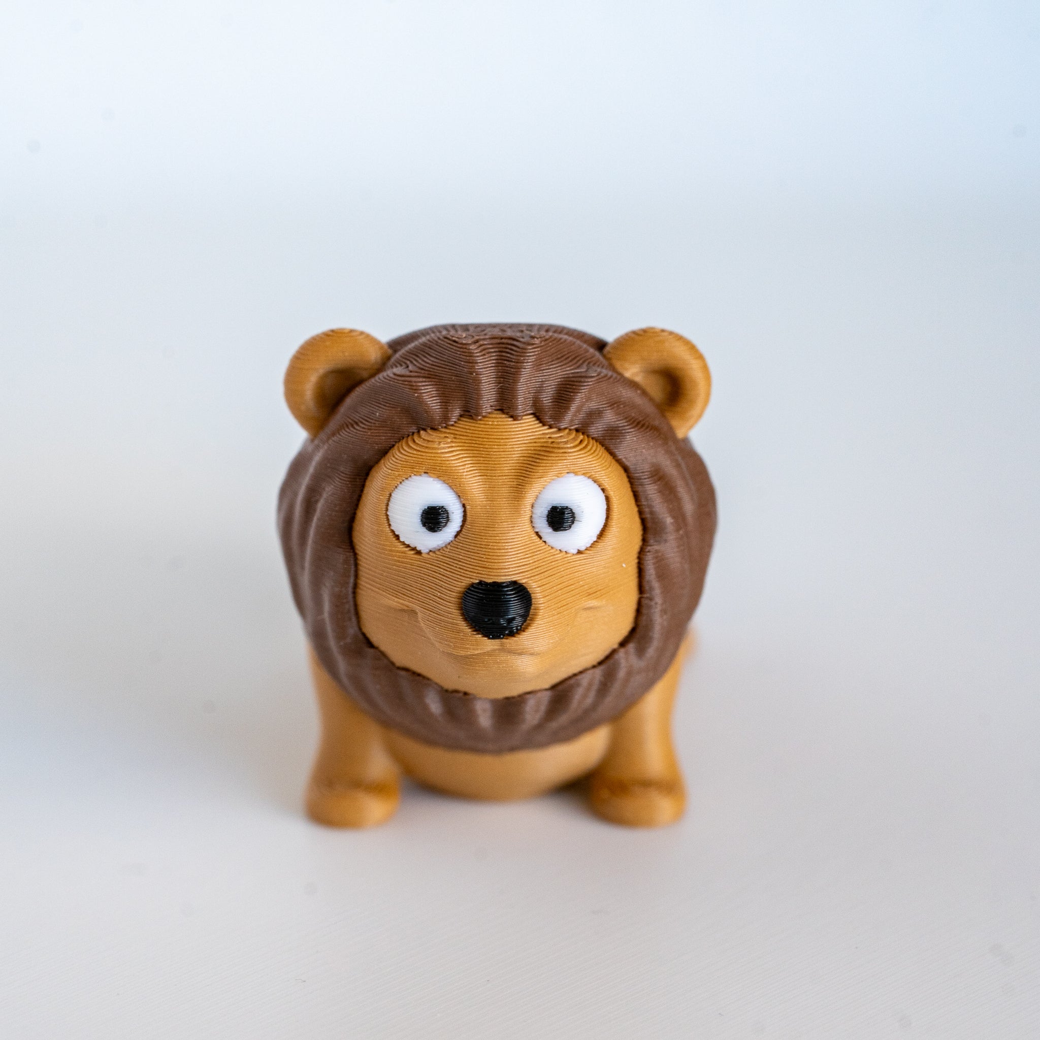 Safari Animals Set - 3D Printed Jungle Animal Collection - Lion Zebra Elephant Giraffe Monkey Decor