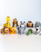 Safari animal figurines collection