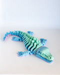 Pastel mosasaurus skeleton decorative figure