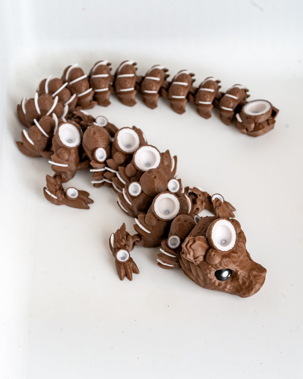 Coconut dragon decorative figure
