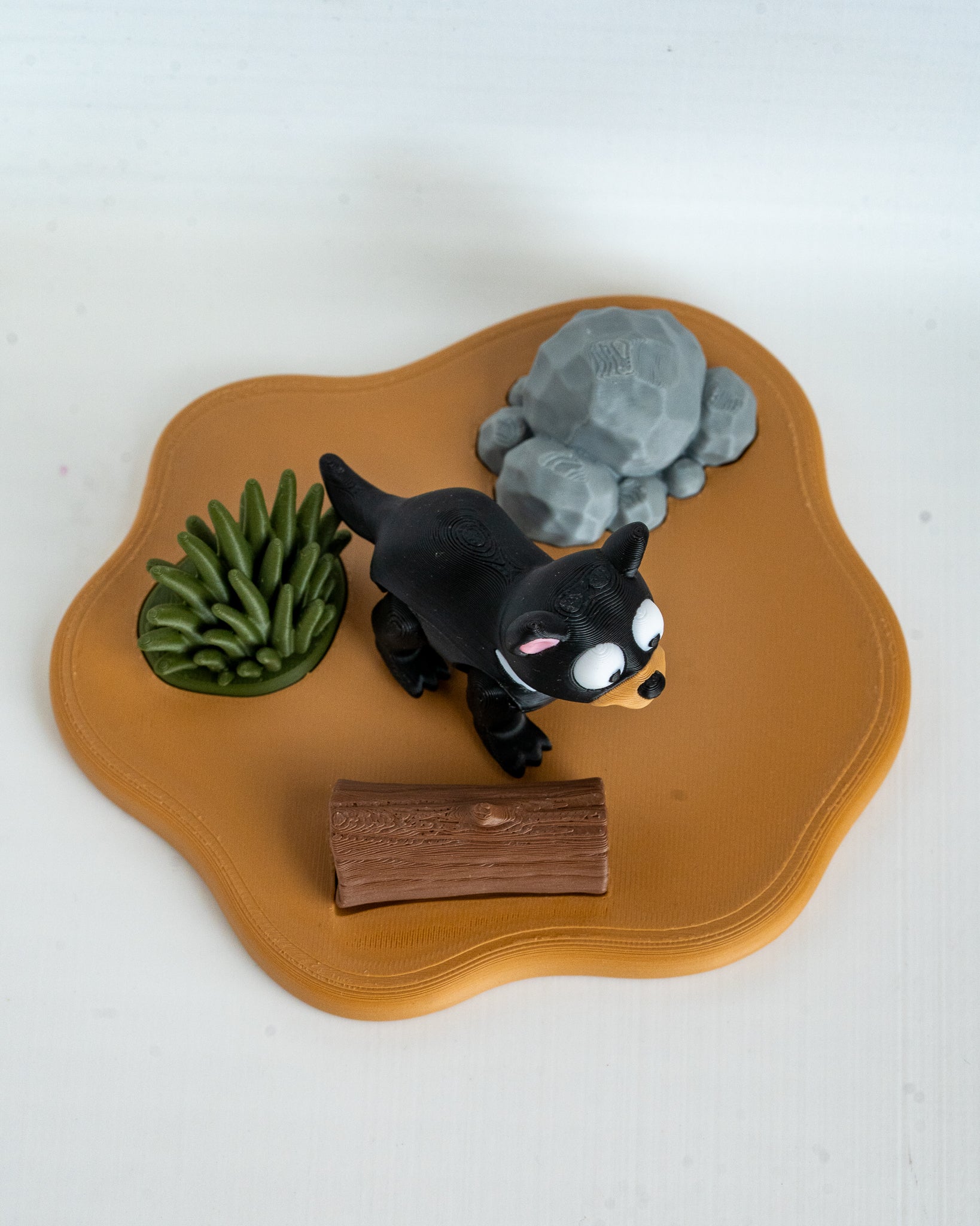 3d printed tasmanian devil figure