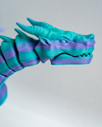 Winged dragon side profile