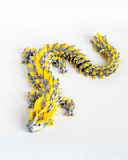 Top view of articulated dragon figure