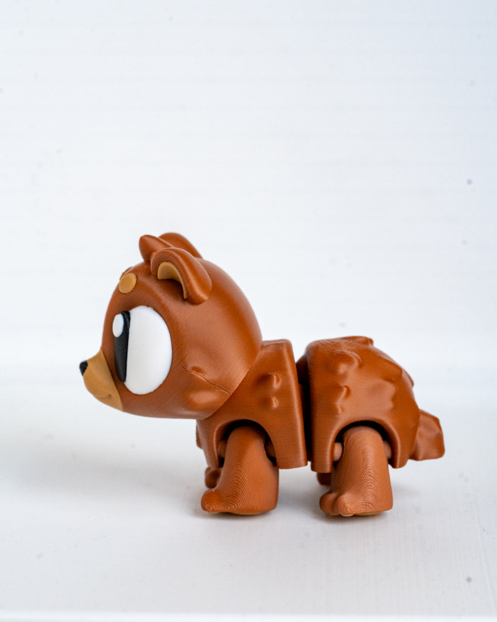 Bear figure viewed from side