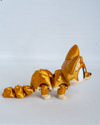 Fox figure viewed from side