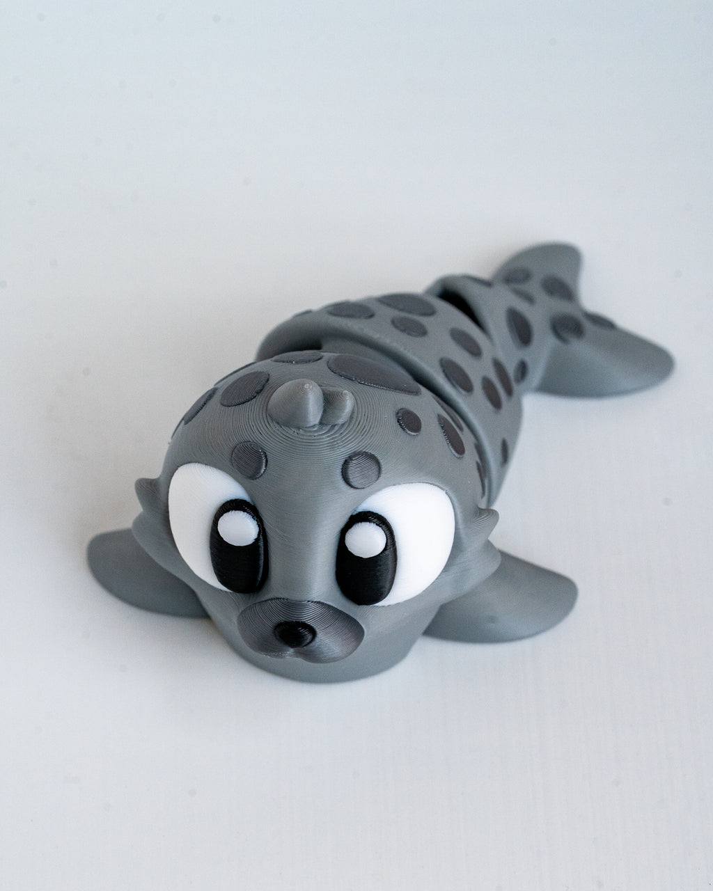 Cute seal decorative figure close up