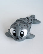 Cute seal decorative figure close up