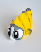 Yellow fish viewed from angle