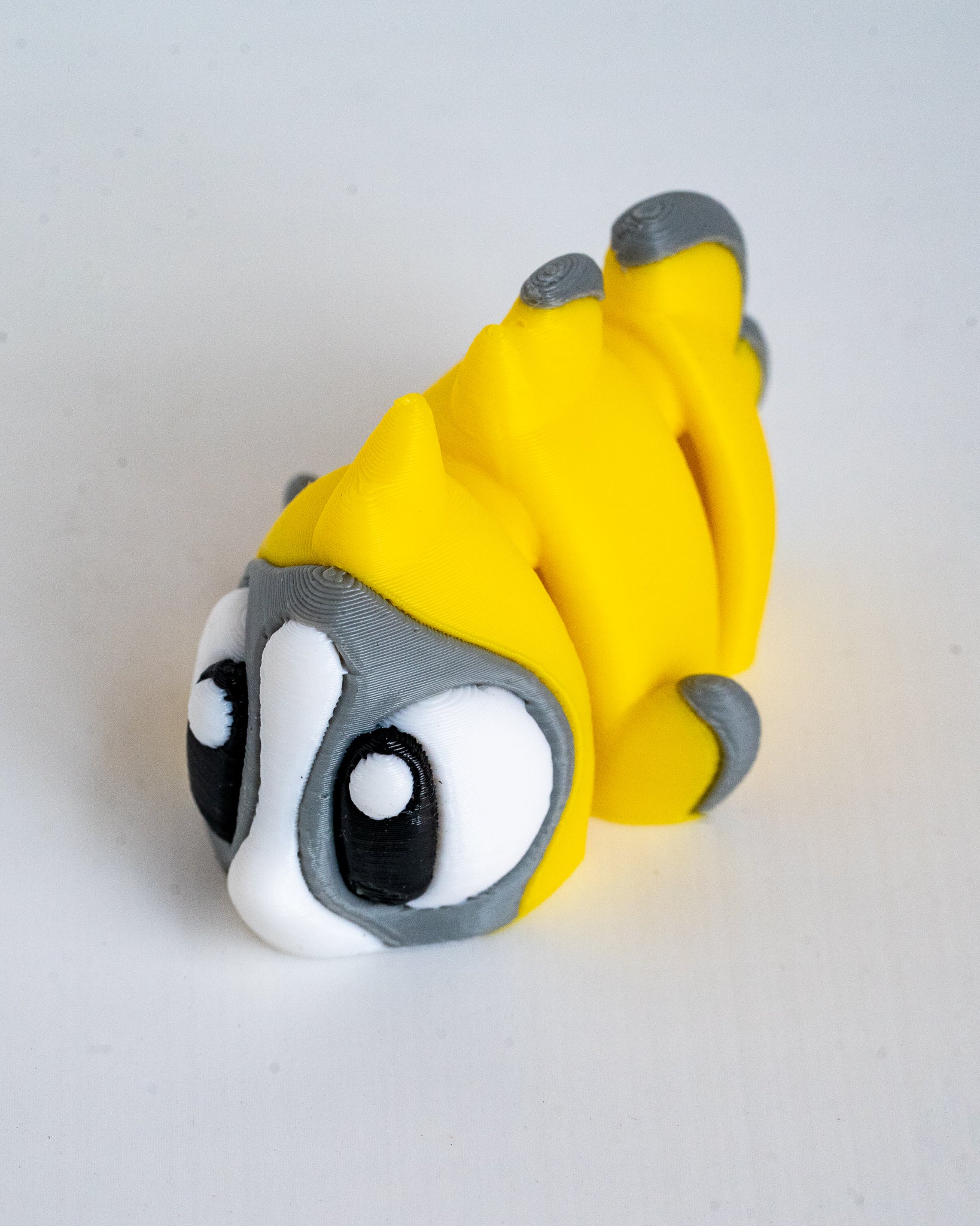Yellow fish viewed from angle
