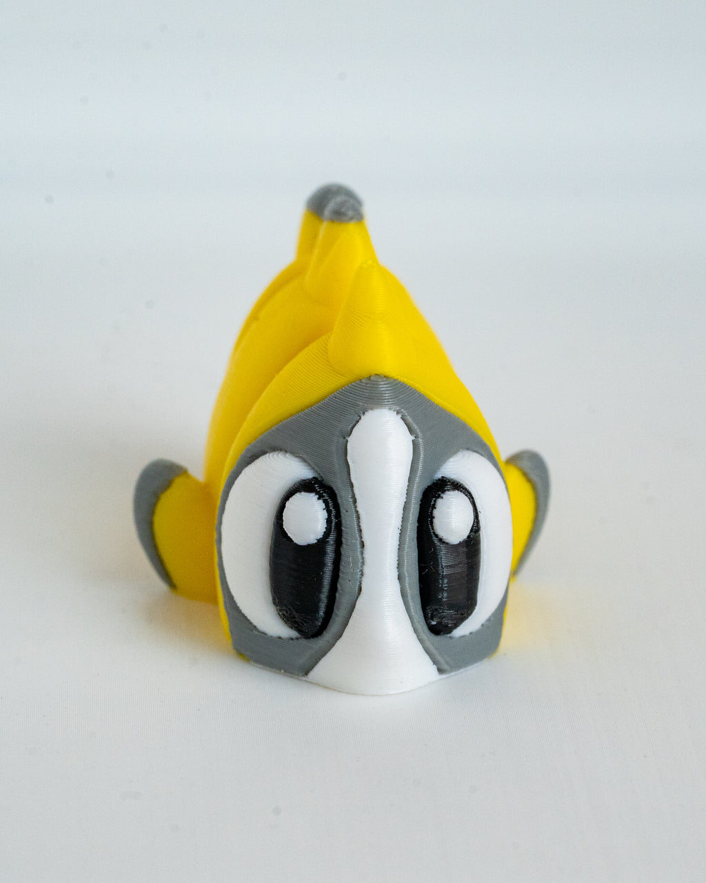 Yellow fish viewed from front