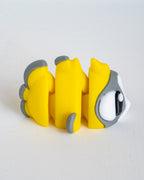 Yellow fish viewed from side 