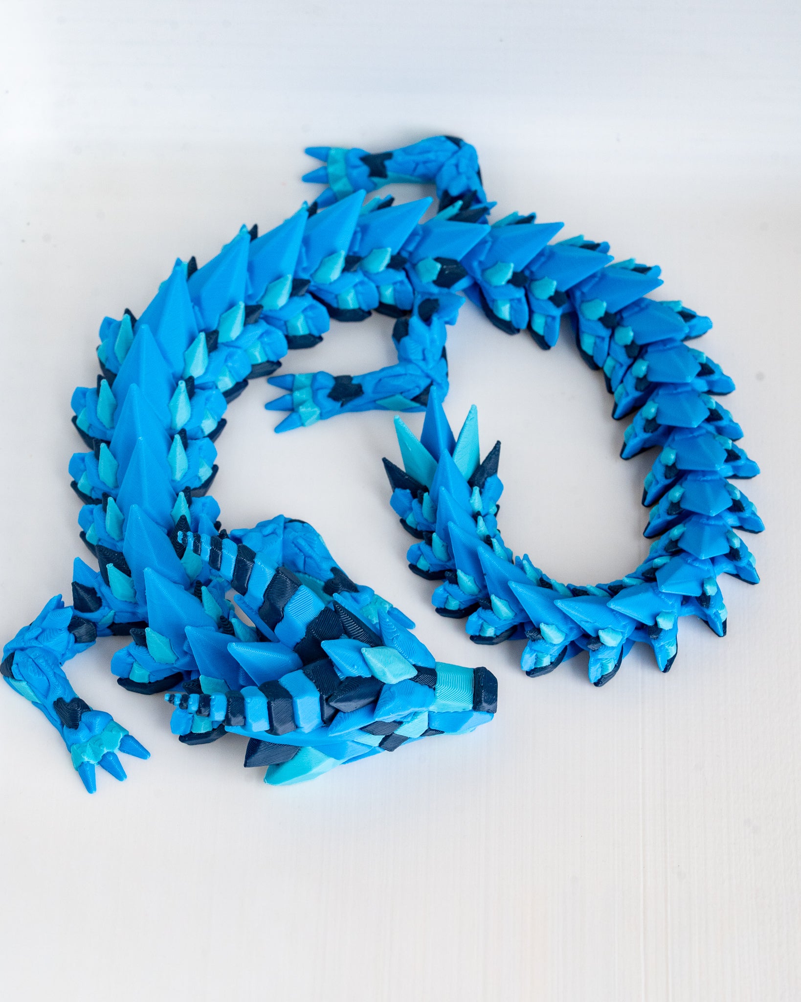 ice dragon curled pose