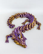 Purple Prismor dragon viewed from angle