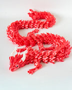 Inferyx Dragon 55cm Red - Articulated 3D Printed Fantasy Dragon Decor