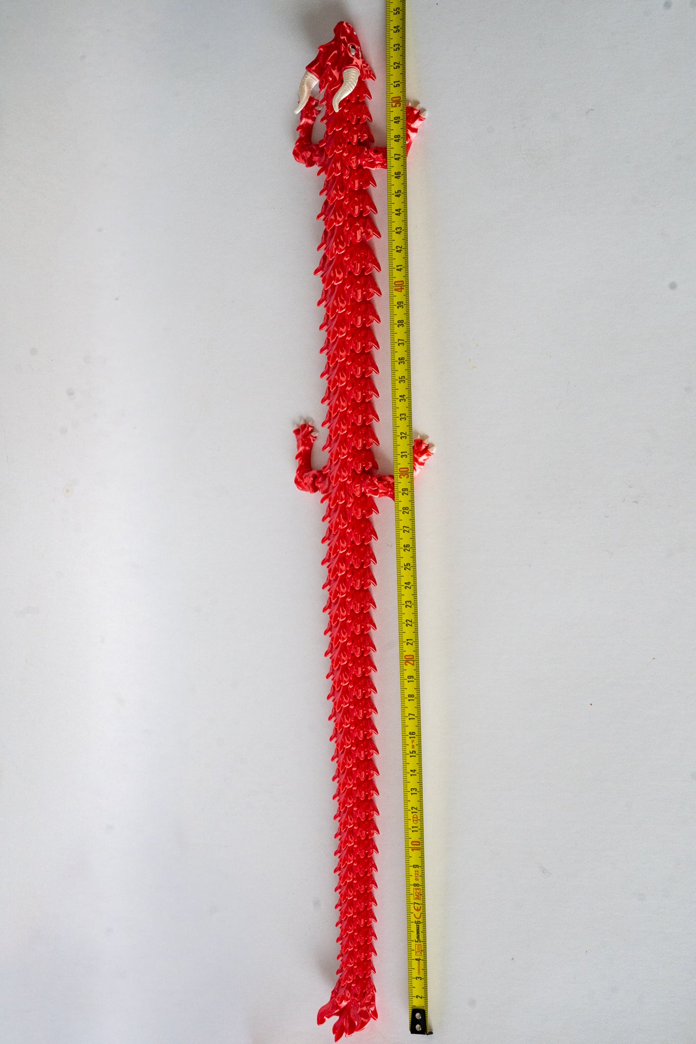 Inferyx Dragon 55cm Red - Articulated 3D Printed Fantasy Dragon Decor