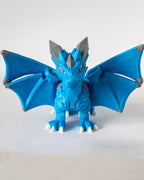 Crystal Dragon | Articulated Fantasy Dragon | 3D Printed Collectible