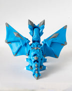Crystal Dragon | Articulated Fantasy Dragon | 3D Printed Collectible