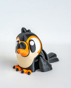 close up toucan figurine