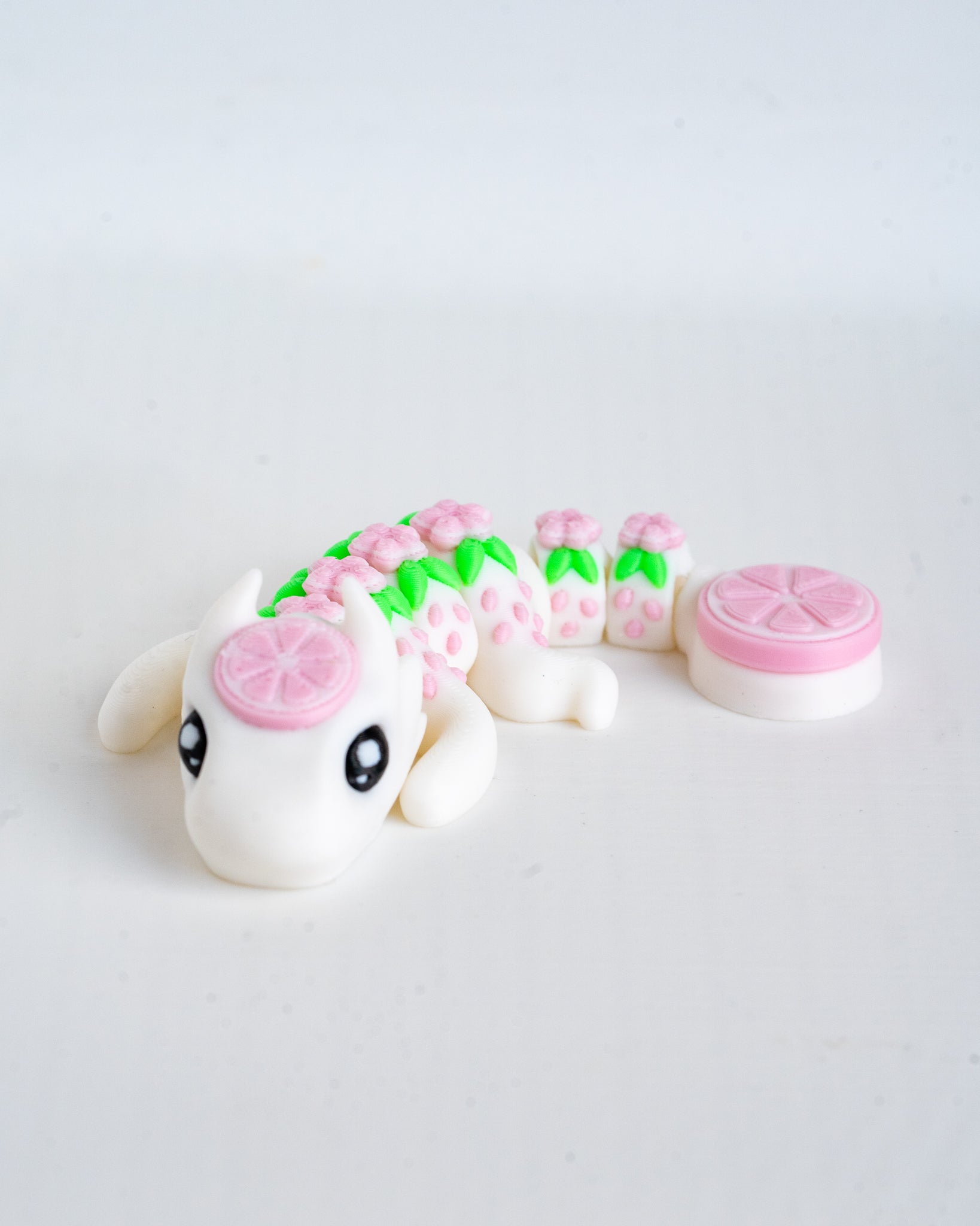 grapefruit dragon figurine