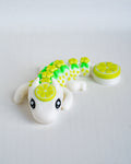 lime dragon figurine