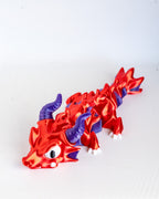 Mudrak Red Dragon - Articulated 3D Printed Fantasy Dragon