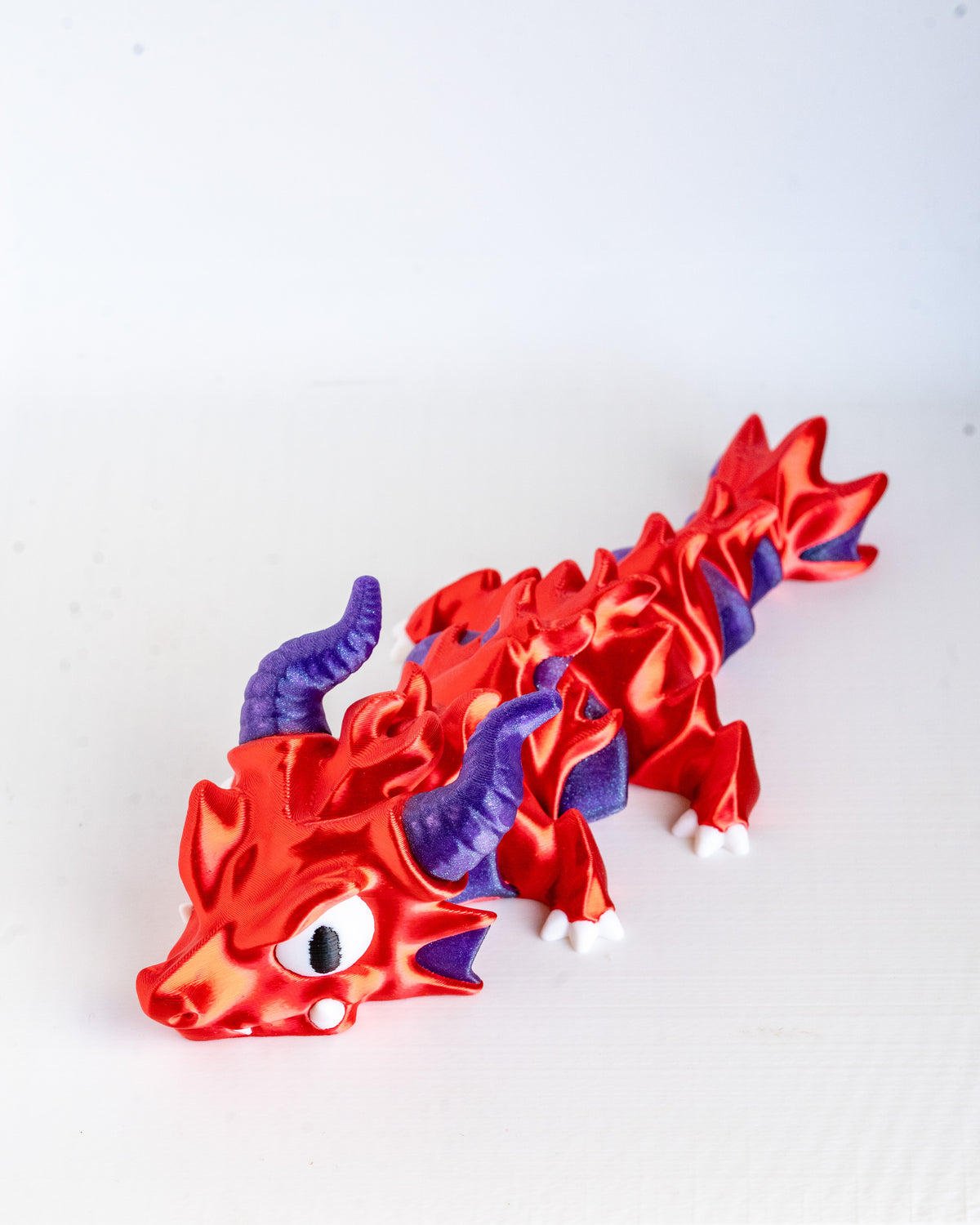 Mudrak Red Dragon - Articulated 3D Printed Fantasy Dragon